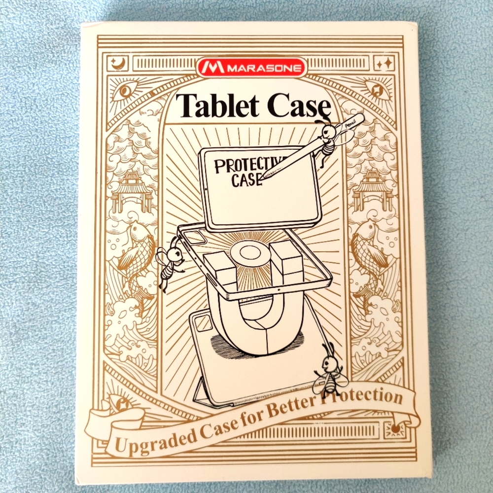 Marasone iPad tablet case for 10.9 inch blue color